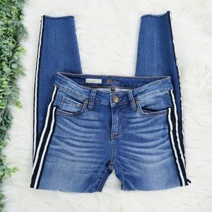Kut from the Kloth Ankle Skinny Reese Jeans Stripe